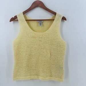 Northern‎ Reflections Textured Knit Womens Sz M Coastal Cottage Summer Q1007